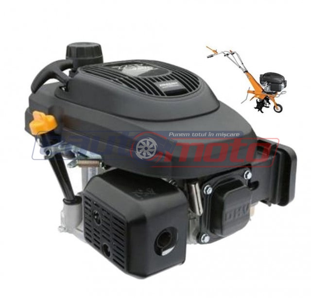 Motor Zongshen XP200A pentru motosapă, ax vertical (Ø 25 x 84 mm), 6.5 CP