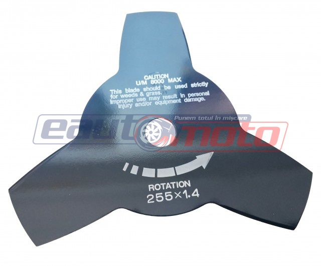 Disc tăietor motocoasă 255 x 3T x 25.4 mm Red Mountain