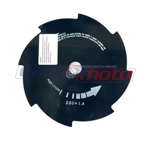 Disc tăietor Red Mountain pentru motocoasă 255 x 8T x 25.4mm laturi