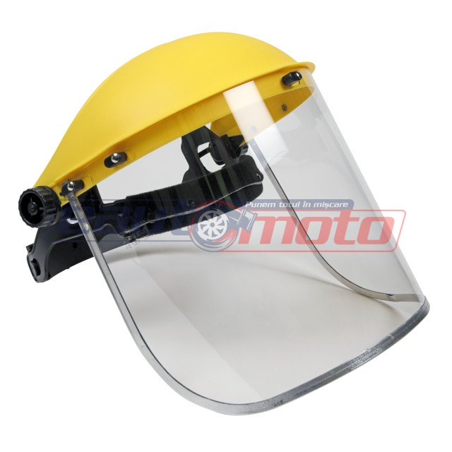 Protecție cască motocoasă plexiglass