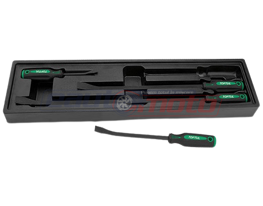 Trusa leviere TOPTUL JGAT0402, lungime 203 mm, 305 mm, 457 mm, 610 mm, cutie depozitare