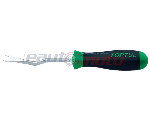 Parghie TOPTUL JJAE0812 pentru demontat panouri usi, lungime activa 120 mm, lungime totala 245 mm, maner aderent, crom vanadiu