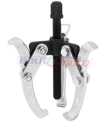 Extractor TOPTUL JJAL0303 pentru rulmenti, cu 3 gheare, deschidere falci 40-75 mm, lungime cursa 55 mm, capacitate tragere 2.5 tone
