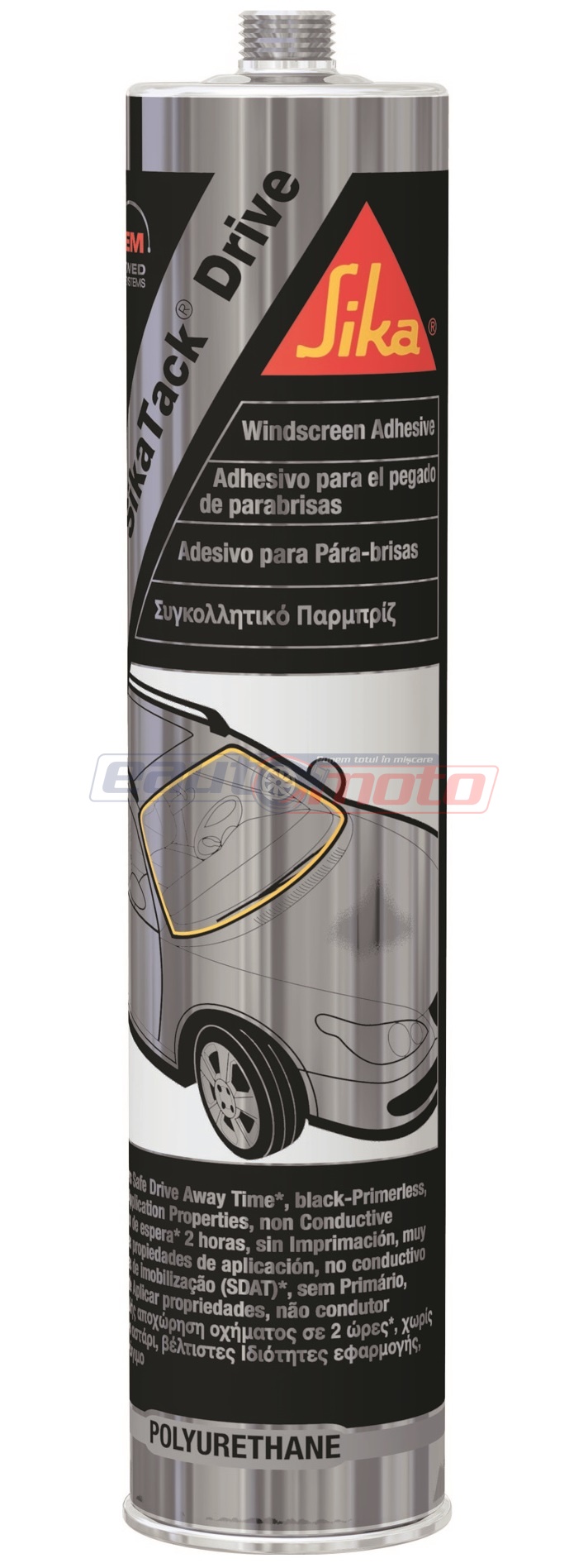 Adeziv SIKA Tack Drive 401652 parbriz, 300 ml, poliuretan monocomponent, ambalaj cartuș