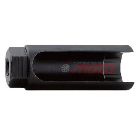 Cheie senzor oxigen TOPTUL JDAQ0122, prindere patrat 3/8 inch, deschidere cheie 7/8 inch/22 mm, lungime 90 mm, crom vanadiu