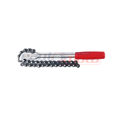 Cheie pentru filtru ulei cu lant JJAH1203 TOPTUL, capacitate prindere 13-152 mm, lungime maner 305 mm, lungime lant 510 mm