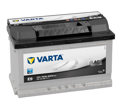 Acumulator Varta Black Dynamic 70Ah poate fi rearanjat ca 