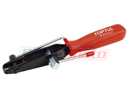 Dispozitiv TOPTUL JEAE0423 pentru montaj banda metalica, lungime 230 mm, acționare 1/2 inch, mâner aderent