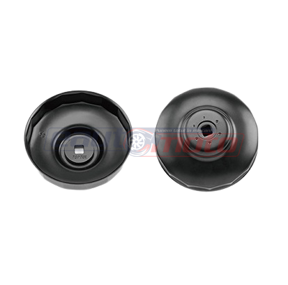 Cheie TOPTUL JDAH8616 pentru filtru ulei, antrenor pătrat 3/8 inch, diametru 86 mm, 16 laturi