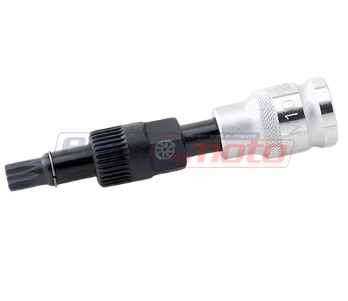 Cheie TOPTUL JDCD3310, fixare alternator, antrenor patrat 1/2 inch, deschidere cheie M10, 33 dinti, lungime 110 mm pentru BMW, Mercedes, Renault, Ford, Porsche...