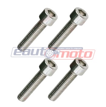 Set 4 șuruburi motocoasă 6mm x 35mm