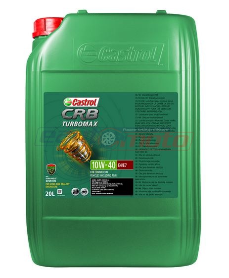 Ulei Castrol CRB Turbomax 10W40 20L pentru motor Renault, MB, MAN, Volvo