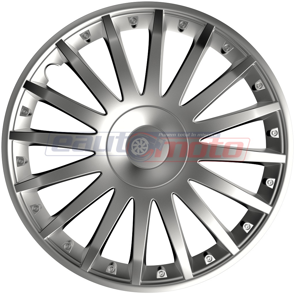 Set Capace Roti Derby Silver Crystal 15