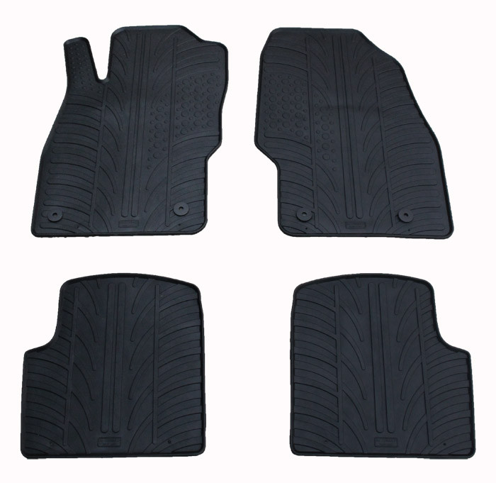 Covorase Gledring cauciuc Opel Corsa D 2006-2014, 4 buc
