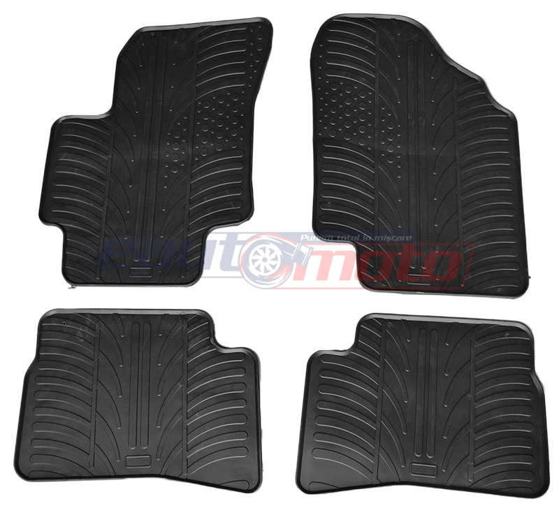 Covorase Gledring cauciuc Hyundai Accent Kia Rio 2005-2010, 4 buc