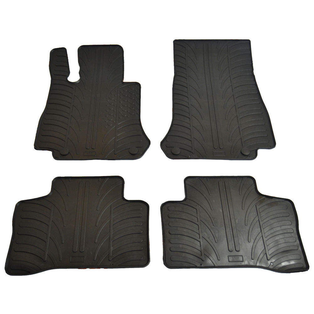 Covorase Gledring cauciuc Mercedes GLC X253 09.2015-, presuri culoare Negru, 4 buc