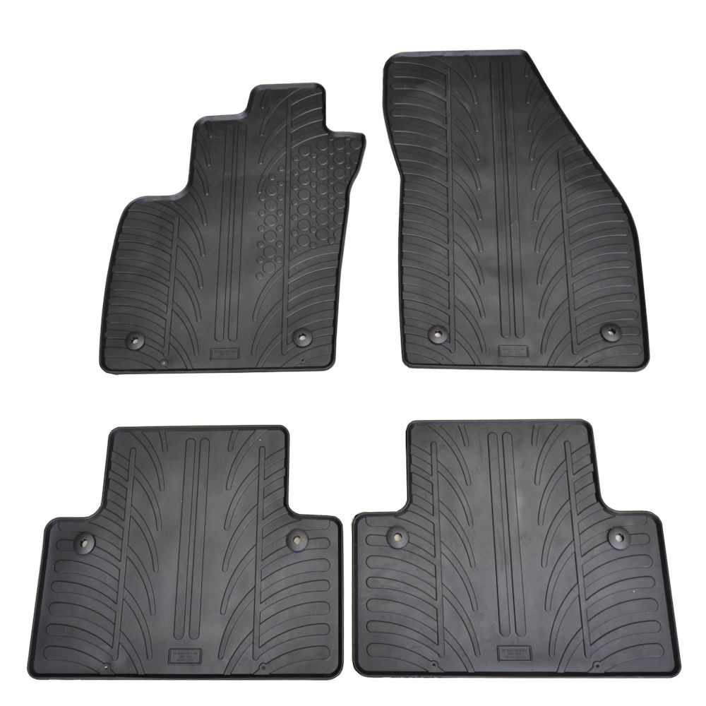 Covorase textil Volvo V50 And S40 2004-2011 (Manual) culoare Negru, presuri Gledring, 4 buc