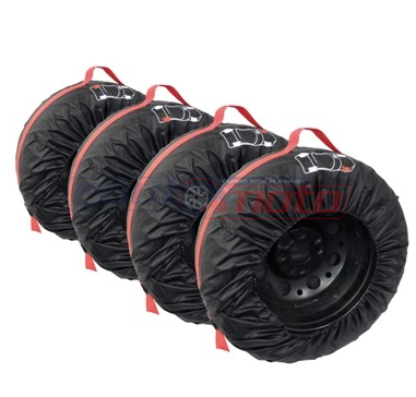Set 4 huse auto Carpoint pentru anvelope depozitate R13-R16