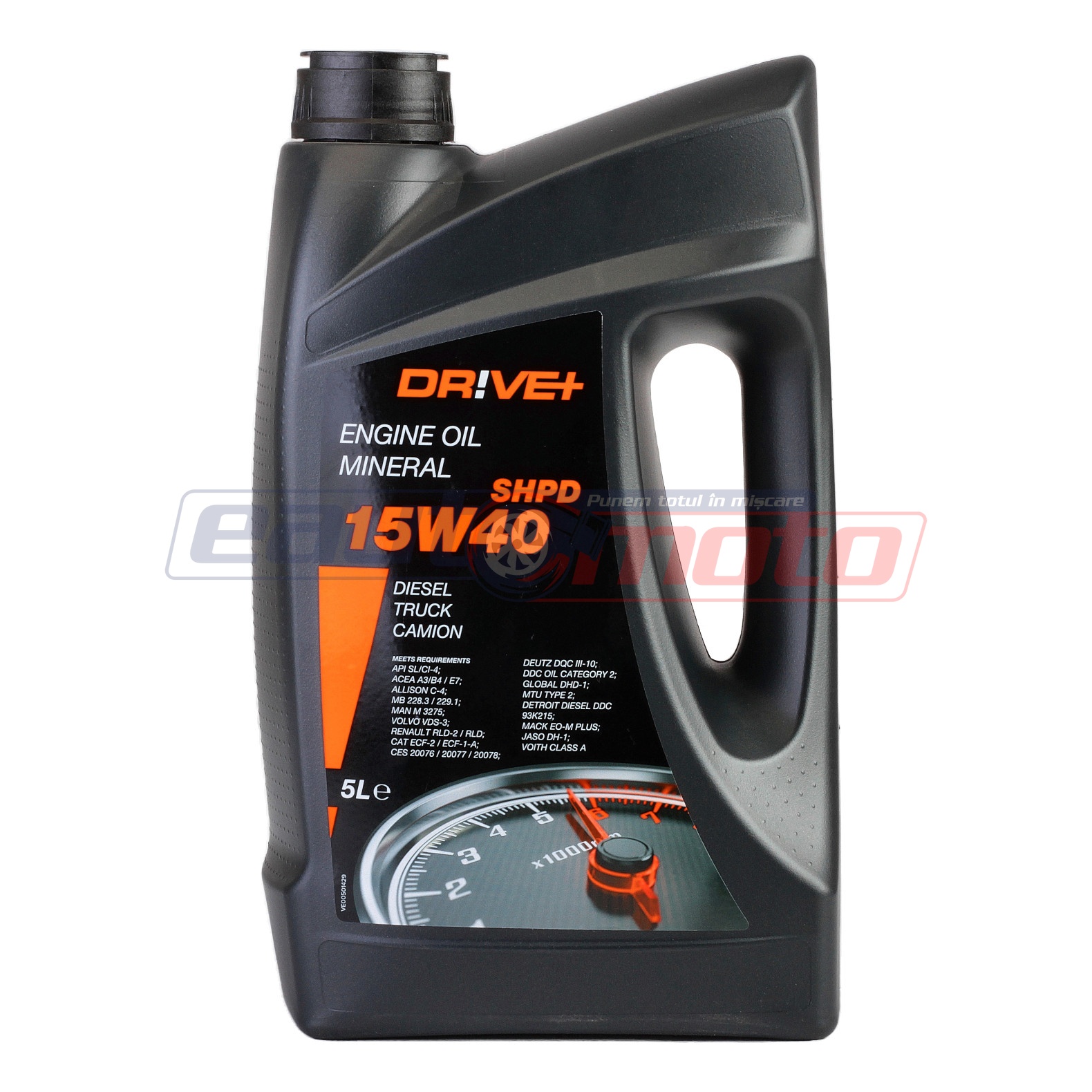 Ulei DRIVE+ motor 15W40 SL/CL 5L pentru Renault, Volvo, MAN, MB