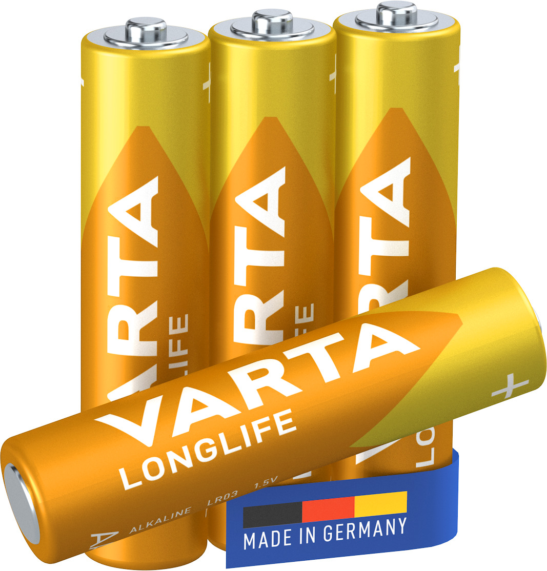 Baterie Varta Longlife AAA LR03 1.5V • Pachet 4 buc