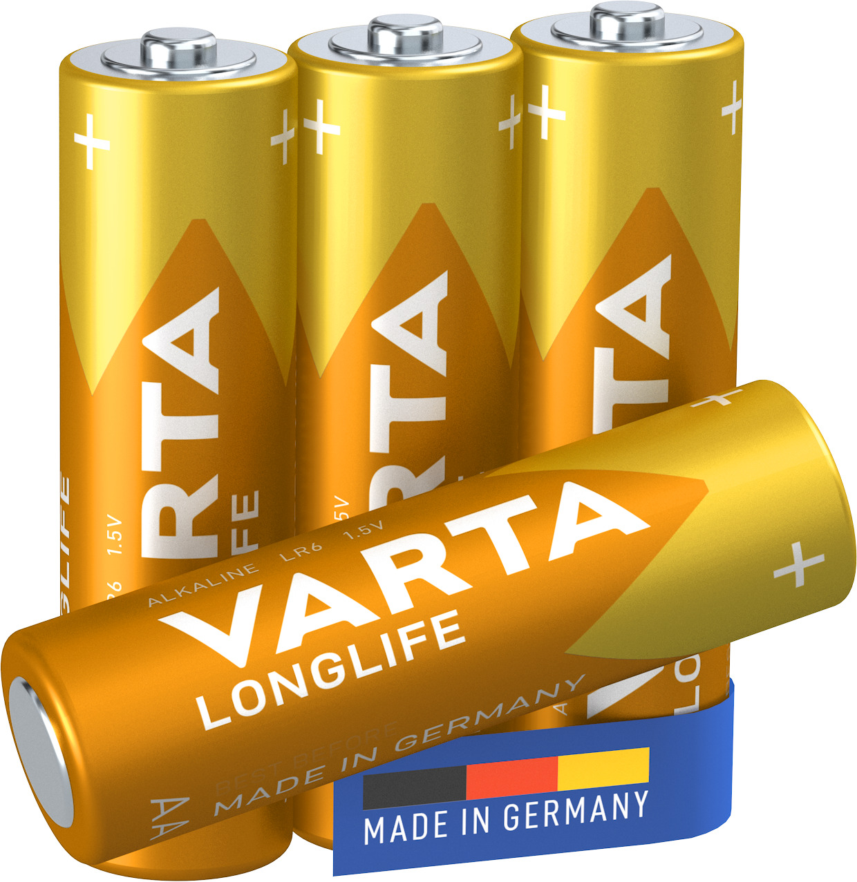 Baterie Varta Longlife AA LR06 1.5V • Pachet 4 buc