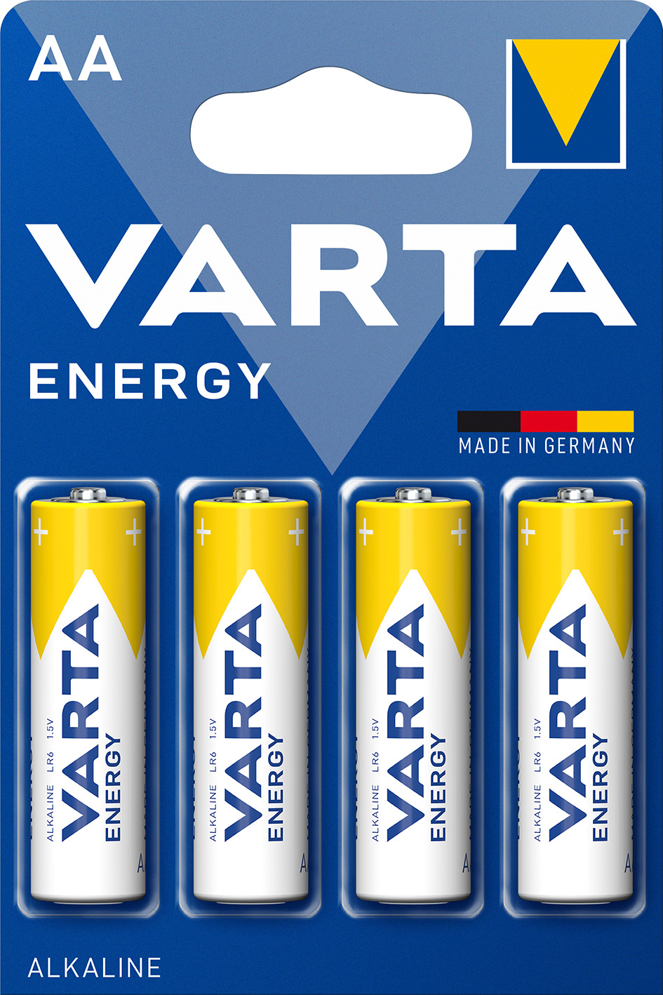 Baterie Varta Energy AA 1.5V LR06 • Pachet 4 bucăți