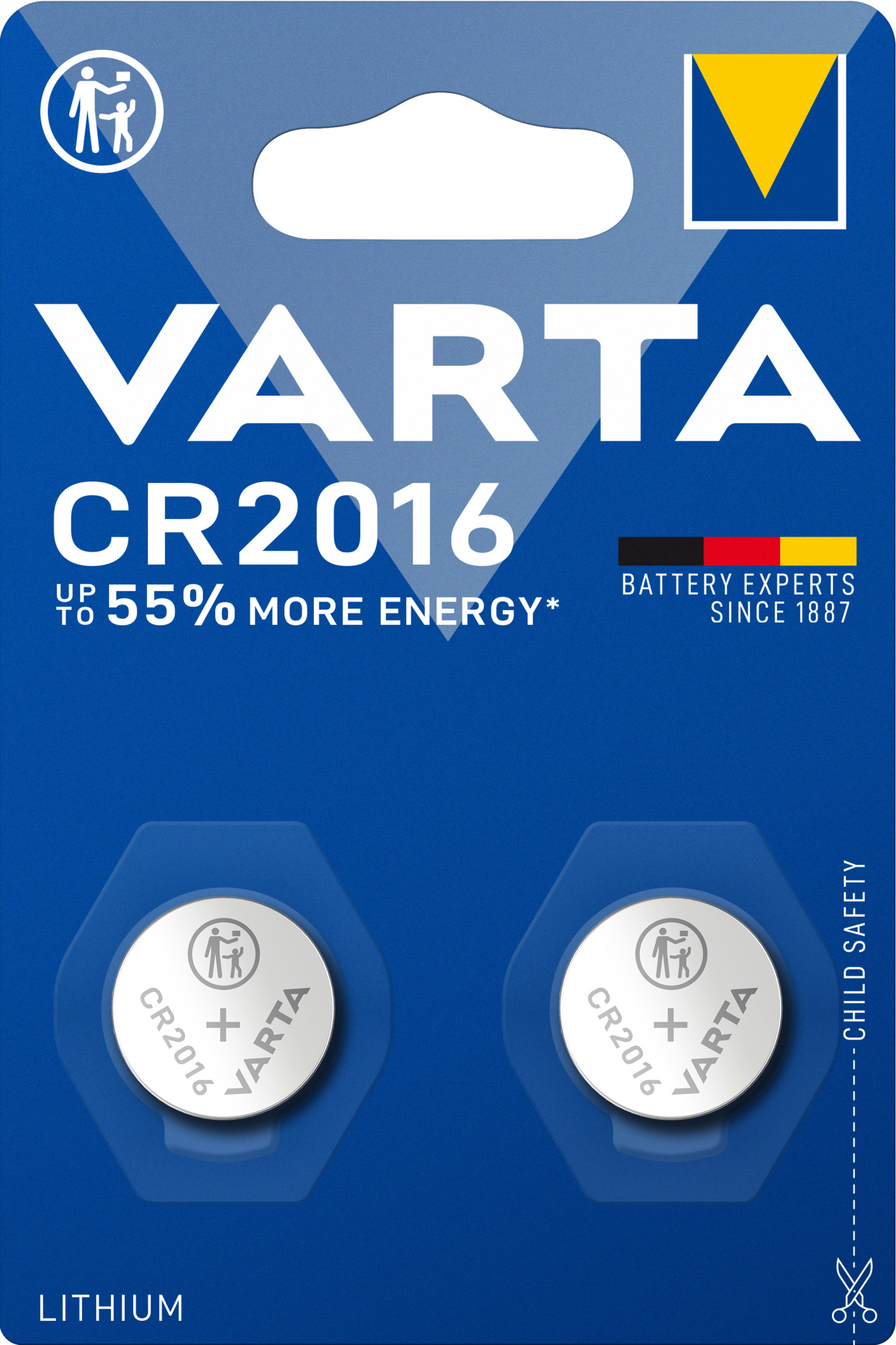 Baterie Professional Electronics Varta CR2016 3V • Set 2 buc