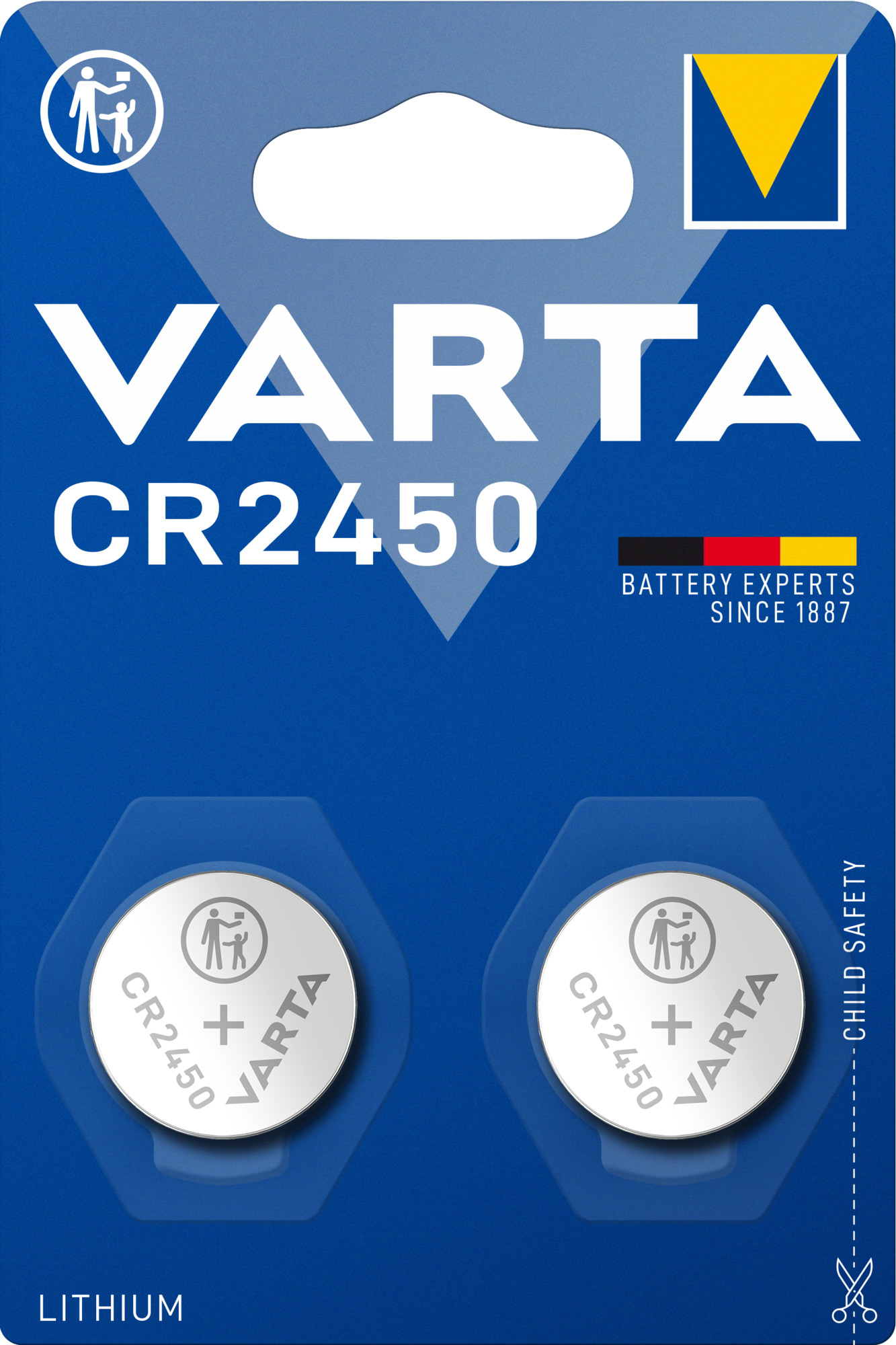 Baterie Professional Electronics Varta CR2450 3V • Set 2 buc