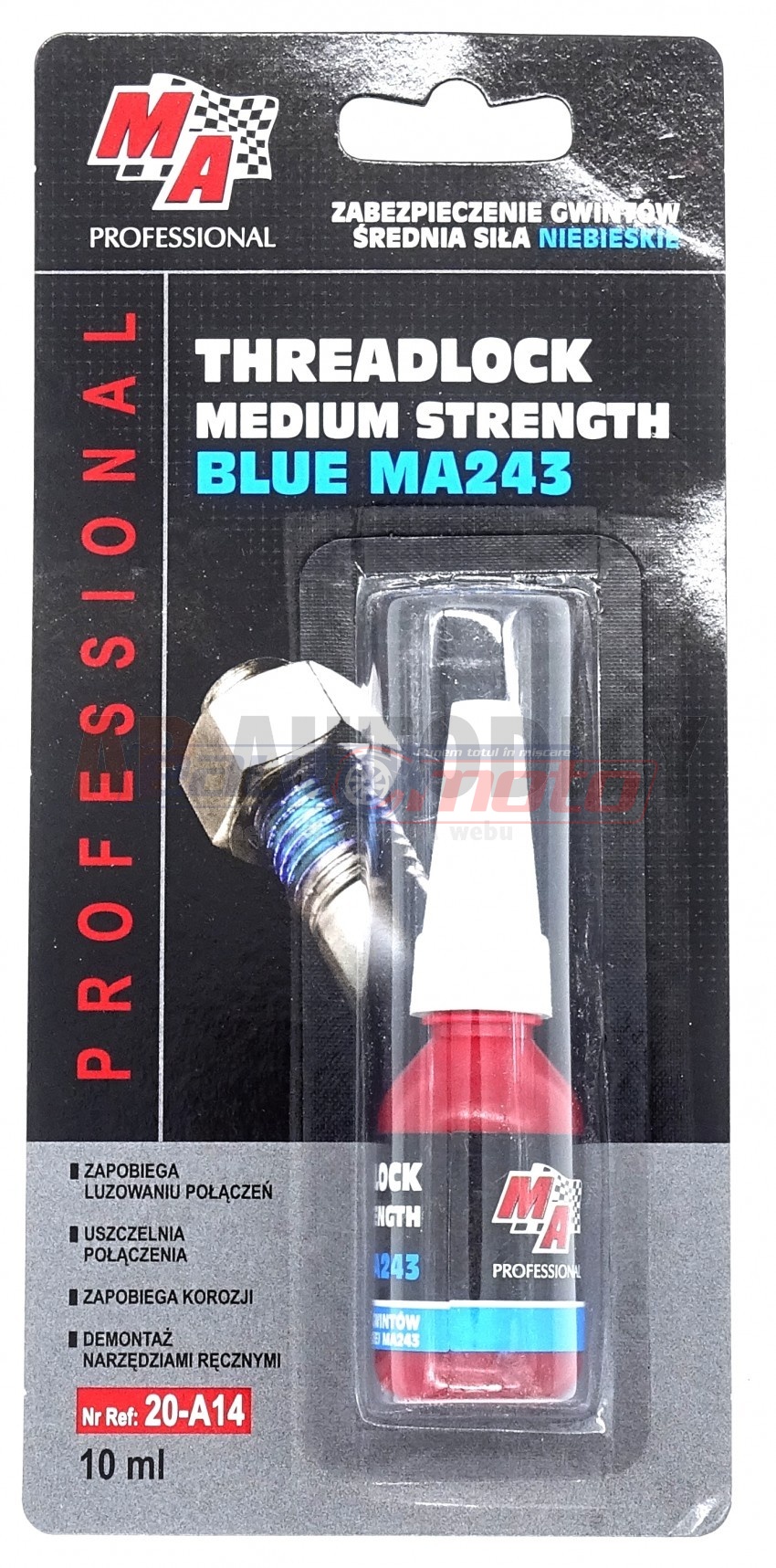 Moje Profesional- Pasta de blocare a șuruburilor 10 ml