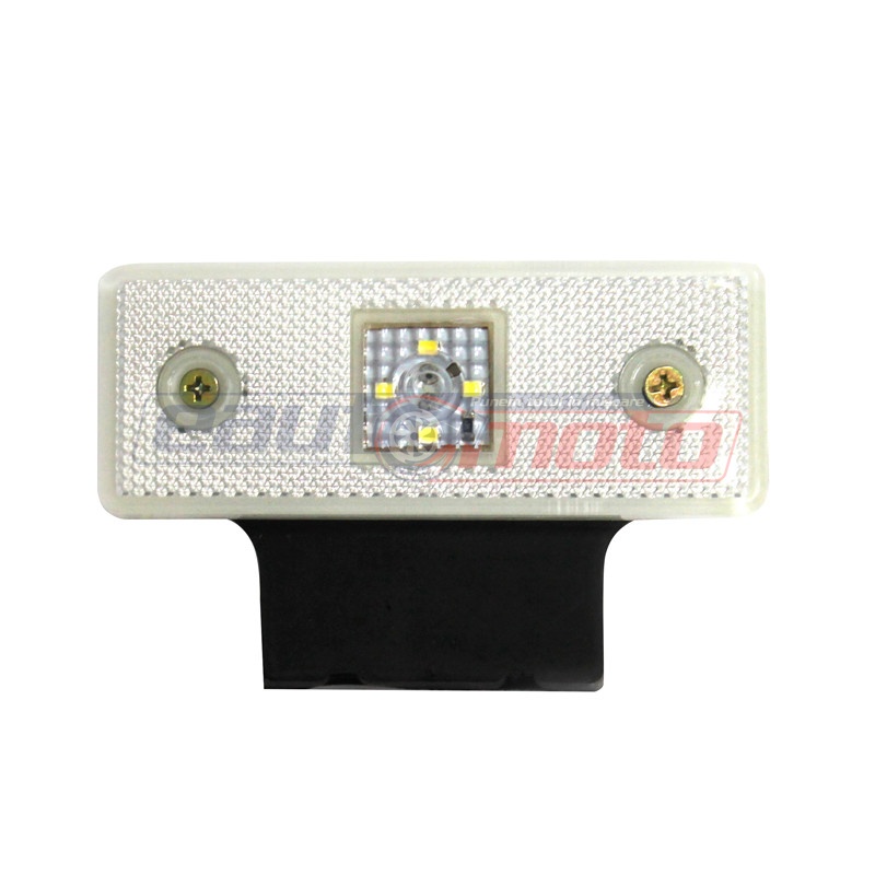 Lampa albă laterală cu 4 Leduri SMD 12/24V