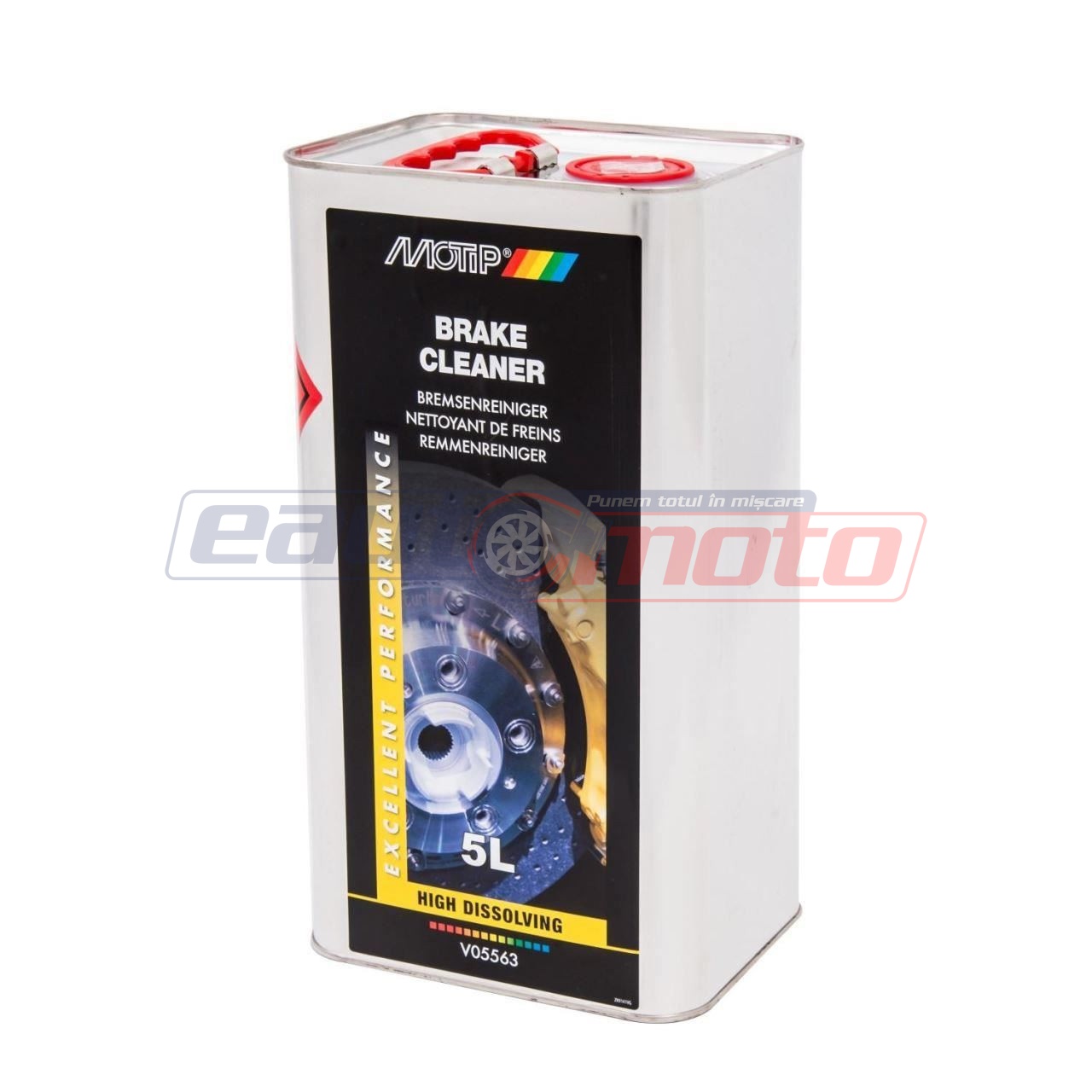 Soluție curatare discuri de frână 5L MOTIP Brake Cleaner