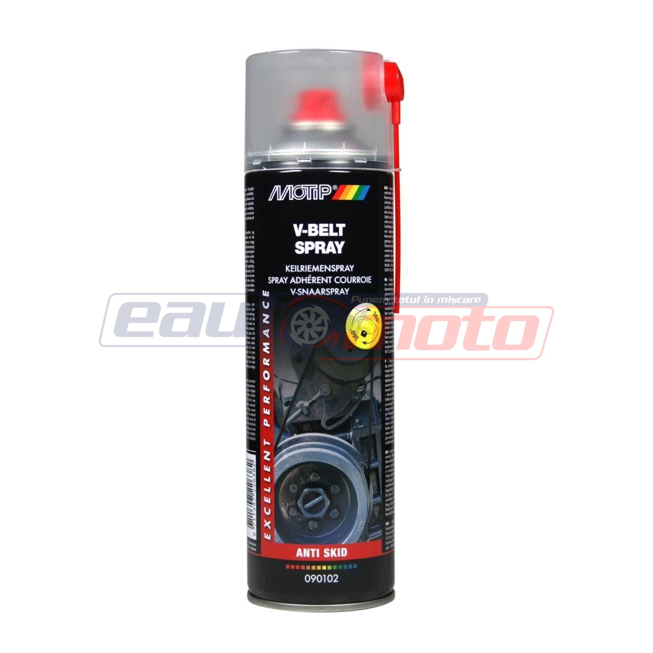 Spray soluție întreținere curele 500 ml V-Belt MOTIP