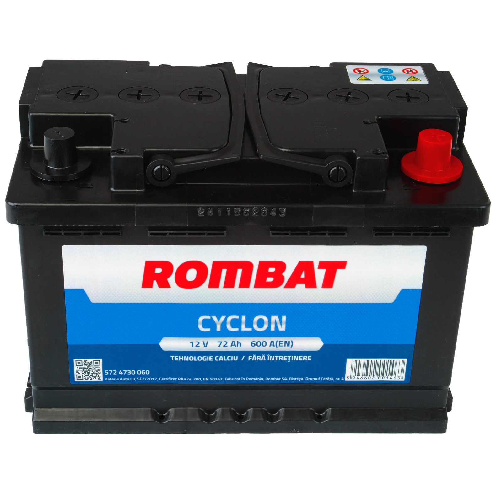 Acumulator Cyclon Rombat 72 Ah