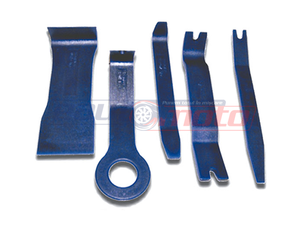 Set 5 leviere din plastic JBM 50901, pentru demontarea tapițeriei