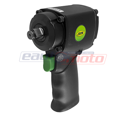 Pistol JBM 53588 de impact, prindere pătrat 1/2 inch, model nano, cuplu maxim 1302 Nm