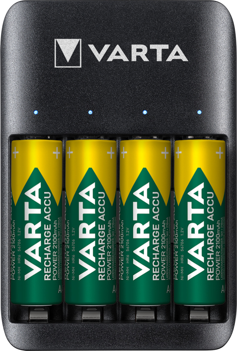 Incarcator Varta USB Quattro Charger + 4X AA 2100 mAh baterie