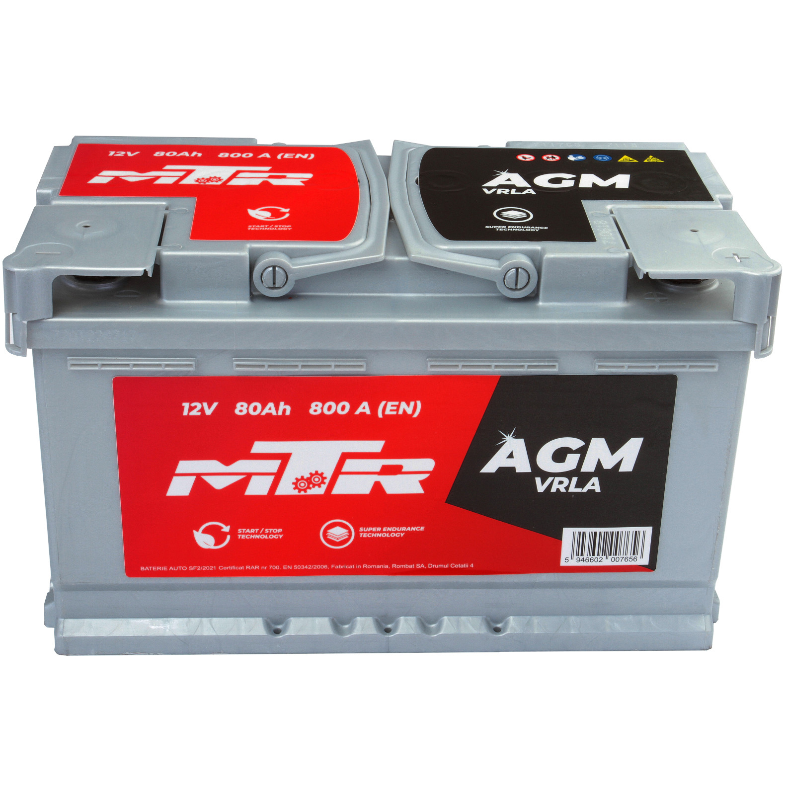 Acumulator AGM-VRLA 80 Ah MTR [Start-Stop]