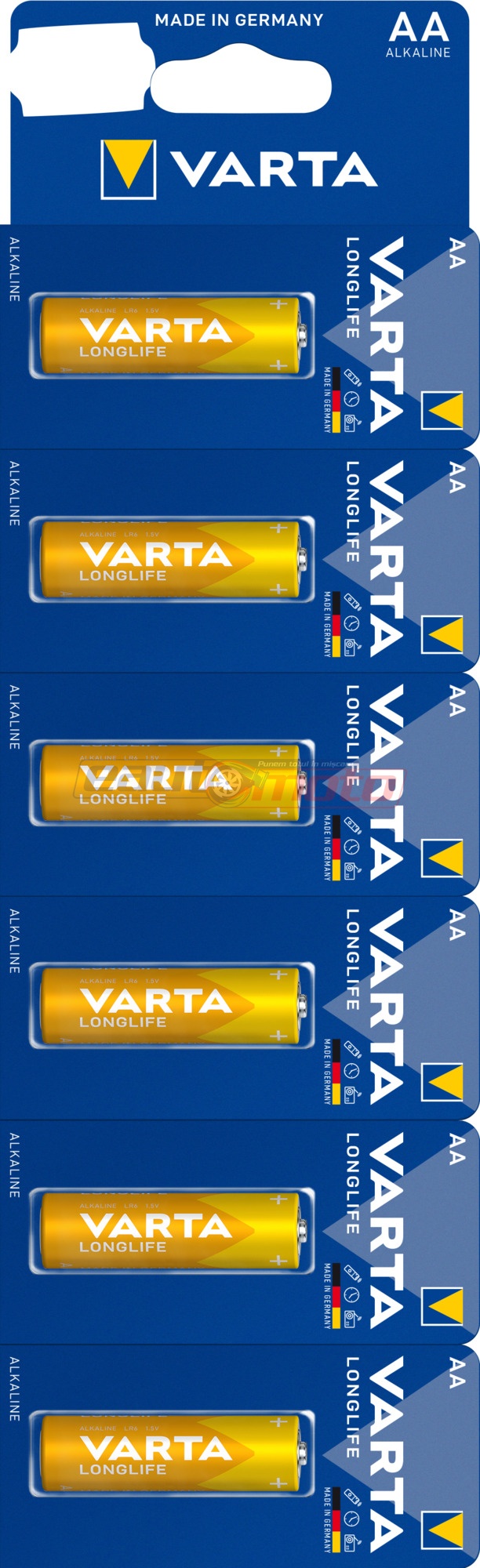Baterie Longlife AA Varta, Blister 6 buc (STRBL 6X1)
