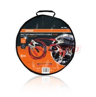 Set cabluri de curent, pornire auto, OSRAM OSC060, voltaj 6/12V, 150 A, lungime 2.5 metri, 6 mm, cleme tip crocodil izolate