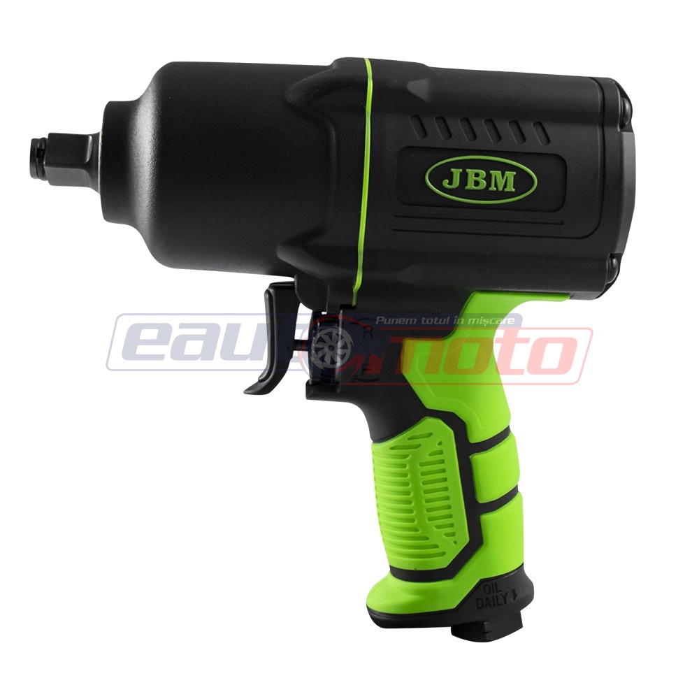 Pistol JBM 53726 pneumatic de impact, prindere 1/2, cuplu 1650 Nm, 7000 rpm