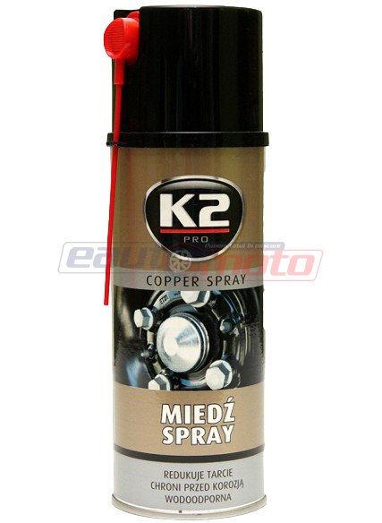 Spray K2 COPPER SPRAY W122, lubrifiant cu cupru, 400 ml