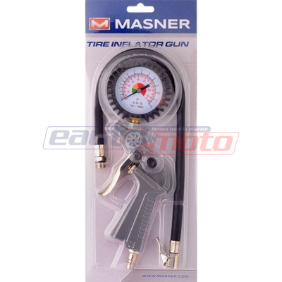 Pistol K2 Tire Inflator Gun W6850 cu manometru pentru umflat rotile, metalic