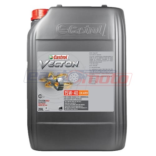 Ulei Castrol Vecton 15W40 CK-4/E9 20L pentru Renault, MB, Ford, MAN...