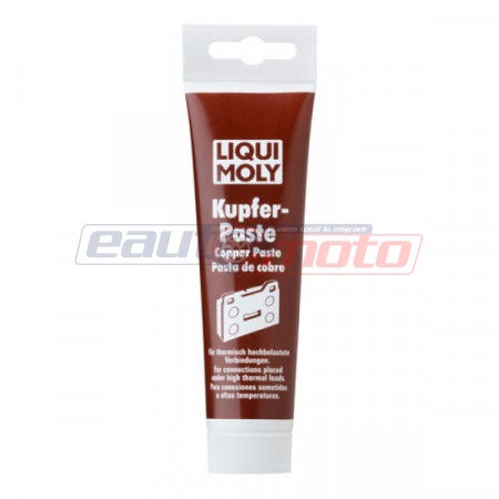 Pasta LIQUI MOLY 21699 de cupru pentru lubrifiere, 100 g, rezistență la temperaturi între -30°C și +1100°C