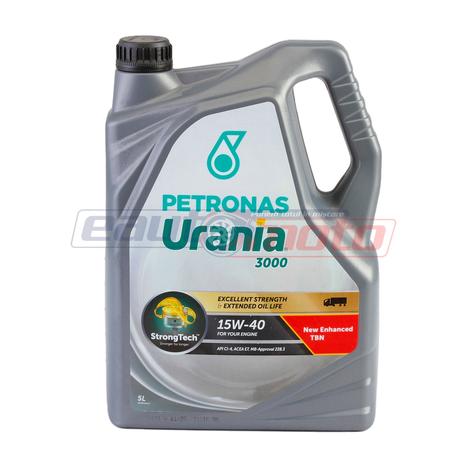 Ulei motor Petronas Urania 3000 15W40 5L pentru IVECO, Renault, MB, Volvo...