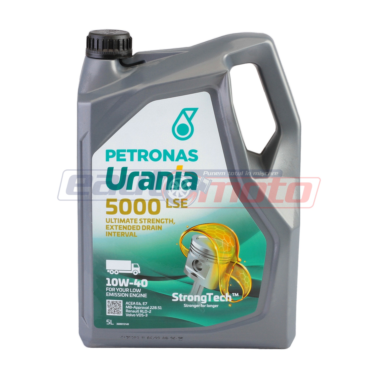 Ulei motor 5000 LSE 10W40 Urania (LD9) 5L pentru IVECO, Renault, MB, MAN...