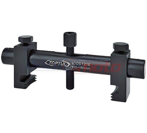 Extractor TOPTUL JDDD1216 pentru roti de antrenare, deschidere maxima 35-160 mm, adancime prindere 27.5 mm, antrenor cheie 17 mm