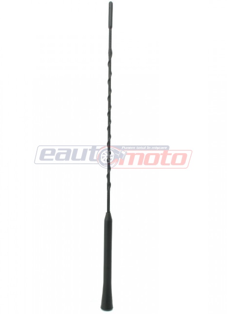 Antena auto CARGUARD universala UCA001, filet interior M6, lungime 41 cm, cu adaptoare M6/M5