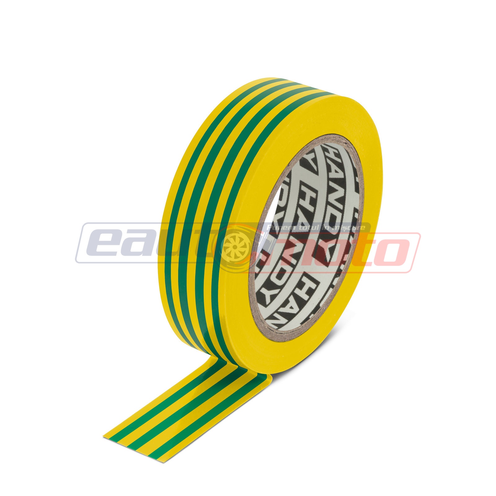 Banda izolatoare - Galben/Verde, 19 mm x 10 m
