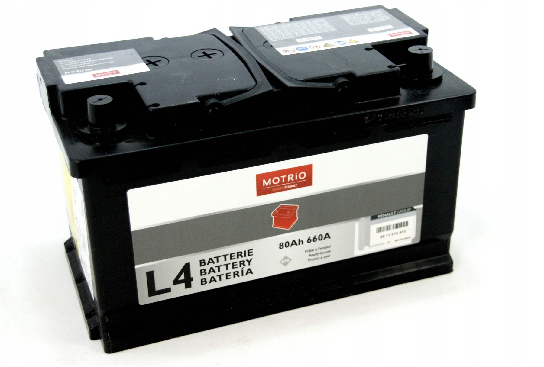 Acumulator Motrio auto 80 Ah 660A